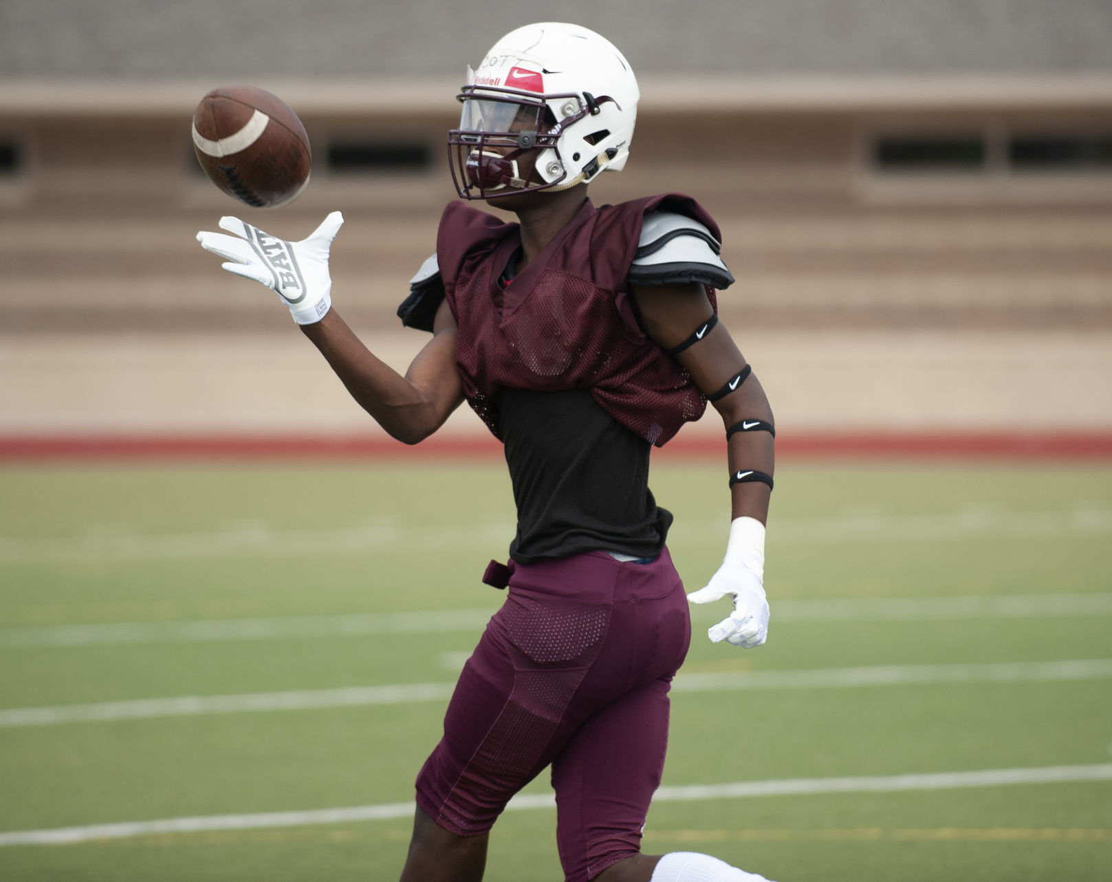 St. Charles West football practice